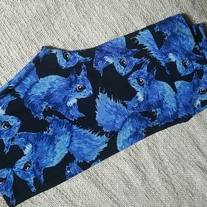 Blue Squirrel Leggings, TC
